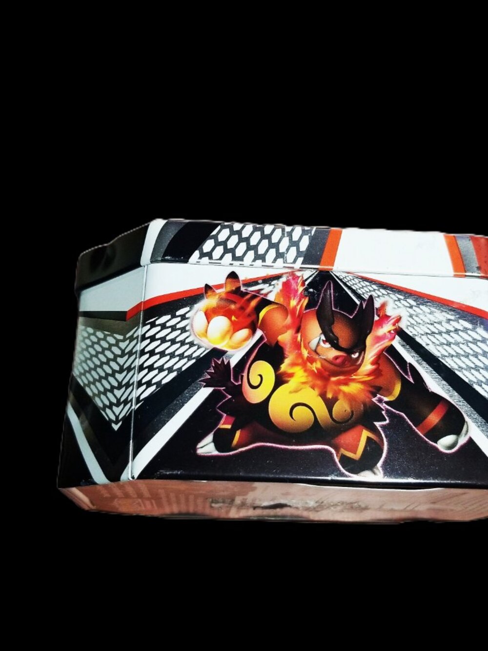 Pokemon Emboar Collector Tin Black/White 2013 Empty Metal Storage Case Nintendo - Picture 7 of 12